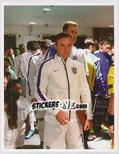 Cromo Wayne Rooney / Joe Hart - England 2016 - Panini