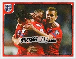 Sticker Jack Wilshere / Wayne Rooney / Leighton Baines - England 2016 n. 184 - Panini