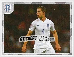 Sticker Jordan Henderson - England 2016 n. 187 - Panini
