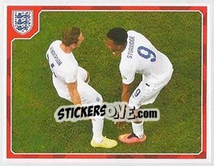 Sticker Jordan Henderson / Daniel Sturridge - England 2016 - Panini