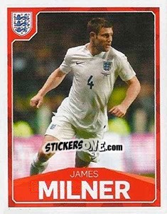 Sticker James Milner - England 2016 n. 196 - Panini