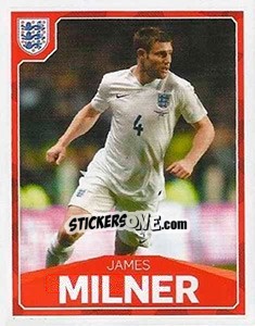 Cromo James Milner - England 2016 - Panini