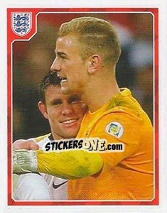 Sticker James Milner, Joe Hart - England 2016 - Panini