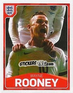 Sticker Wayne Rooney - England 2016 n. 199 - Panini