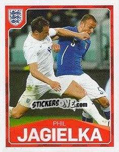 Sticker Phil Jagielka - England 2016 n. 202 - Panini
