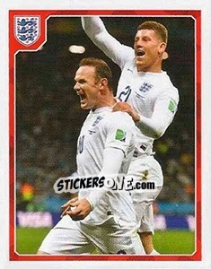 Figurina Ross Barkley / Wayne Rooney - England 2016 - Panini