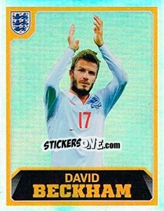 Cromo David Beckham - England 2016 - Panini