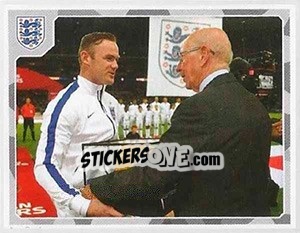 Figurina Wayne Rooney / Sir Bobby Charlton - England 2016 - Panini