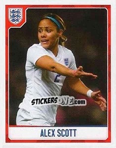 Sticker Alex Scott - England 2016 n. 275 - Panini