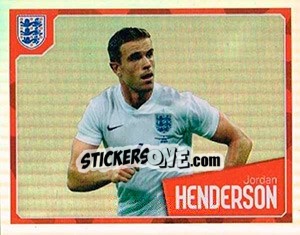 Cromo Jordan Henderson - England 2016 - Panini