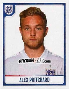 Sticker Alex Pritchard - England 2016 n. 315 - Panini