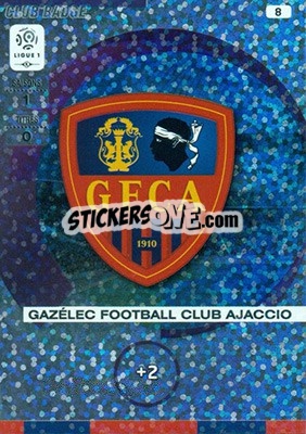 Sticker Club Badges - FOOT 2015-2016. Adrenalyn XL n. 8 - Panini