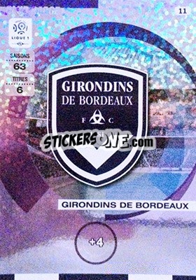 Sticker Club Badges - FOOT 2015-2016. Adrenalyn XL n. 11 - Panini