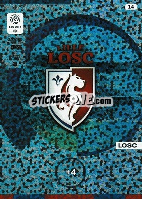 Sticker Club Badges - FOOT 2015-2016. Adrenalyn XL n. 14 - Panini