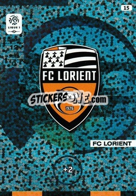 Sticker Club Badges - FOOT 2015-2016. Adrenalyn XL n. 15 - Panini