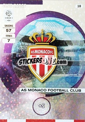 Sticker Club Badges - FOOT 2015-2016. Adrenalyn XL n. 18 - Panini