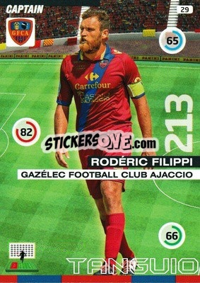 Sticker Rodéric Filippi - FOOT 2015-2016. Adrenalyn XL - Panini