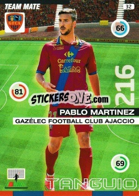 Sticker Pablo Martinez - FOOT 2015-2016. Adrenalyn XL - Panini