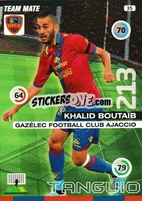Sticker Khalid Boutaib - FOOT 2015-2016. Adrenalyn XL - Panini