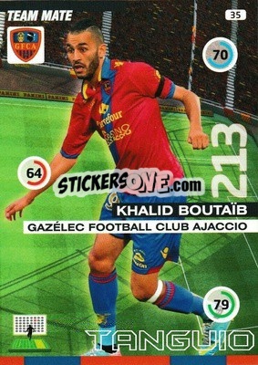 Sticker Khalid Boutaib - FOOT 2015-2016. Adrenalyn XL n. 35 - Panini