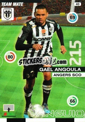 Sticker Gaël Angoula - FOOT 2015-2016. Adrenalyn XL n. 40 - Panini