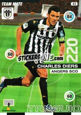 Sticker Charles Diers - FOOT 2015-2016. Adrenalyn XL n. 43 - Panini