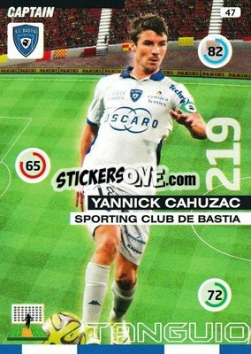 Cromo Yannick Cahuzac - FOOT 2015-2016. Adrenalyn XL n. 47 - Panini
