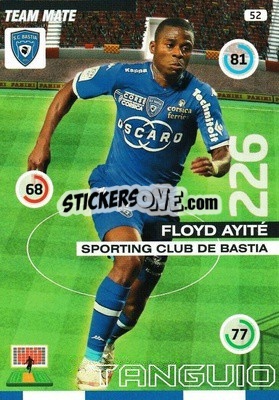 Sticker Floyd Ayite - FOOT 2015-2016. Adrenalyn XL n. 52 - Panini