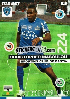 Sticker Christopher Maboulou - FOOT 2015-2016. Adrenalyn XL n. 53 - Panini