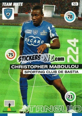 Cromo Christopher Maboulou - FOOT 2015-2016. Adrenalyn XL - Panini