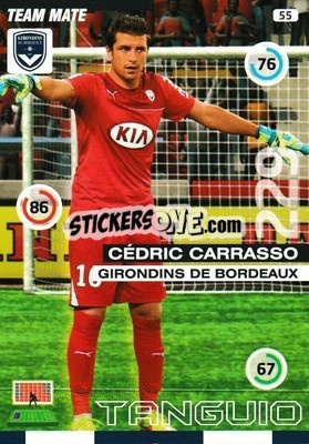 Cromo Cedric Carrasso - FOOT 2015-2016. Adrenalyn XL n. 55 - Panini