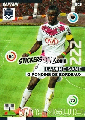 Cromo Lamine Sane - FOOT 2015-2016. Adrenalyn XL n. 56 - Panini
