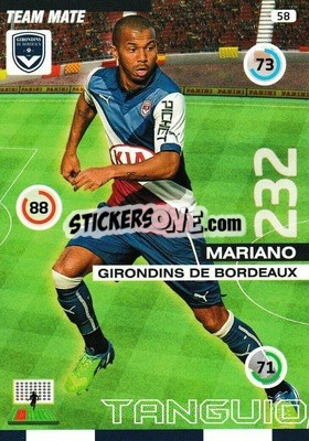 Sticker Mariano - FOOT 2015-2016. Adrenalyn XL n. 58 - Panini