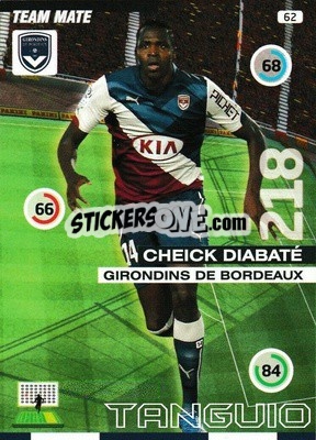 Sticker Cheick Diabate - FOOT 2015-2016. Adrenalyn XL n. 62 - Panini