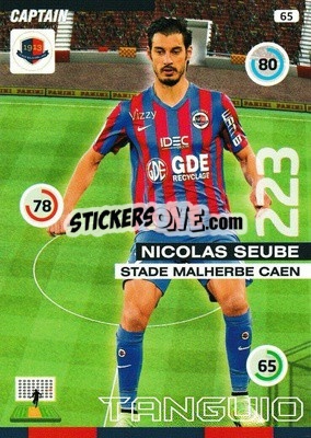 Sticker Nicolas Seube - FOOT 2015-2016. Adrenalyn XL n. 65 - Panini