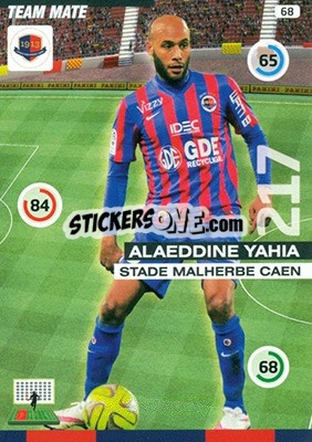 Cromo Alaeddine Yahia - FOOT 2015-2016. Adrenalyn XL n. 68 - Panini