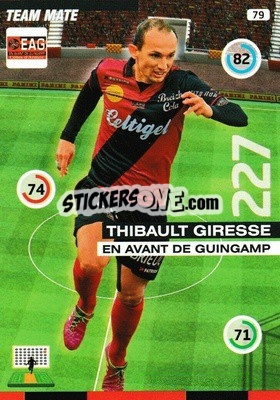Sticker Thibault Giresse - FOOT 2015-2016. Adrenalyn XL n. 79 - Panini
