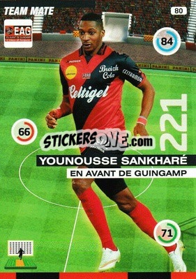Sticker Younousse Sankhare - FOOT 2015-2016. Adrenalyn XL - Panini