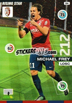 Sticker Michael Frey - FOOT 2015-2016. Adrenalyn XL - Panini