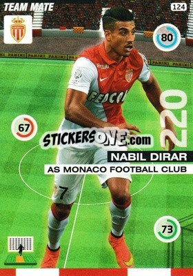 Sticker Nabil Dirar - FOOT 2015-2016. Adrenalyn XL n. 124 - Panini