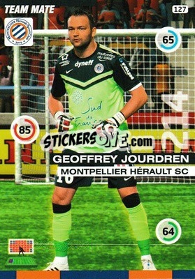 Cromo Geoffrey Jourdren - FOOT 2015-2016. Adrenalyn XL - Panini