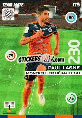 Sticker Paul Lasne - FOOT 2015-2016. Adrenalyn XL n. 131 - Panini