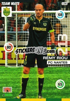 Sticker Remy Riou - FOOT 2015-2016. Adrenalyn XL - Panini
