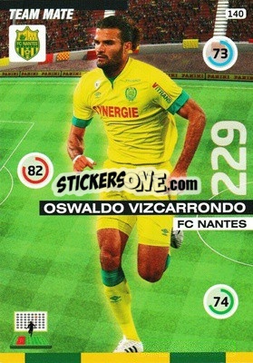 Sticker Oswaldo Vizcarrondo - FOOT 2015-2016. Adrenalyn XL n. 140 - Panini