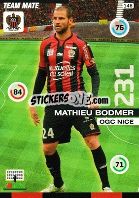 Sticker Mathieu Bodmer - FOOT 2015-2016. Adrenalyn XL - Panini