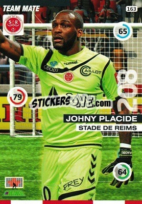 Sticker Johny Placide - FOOT 2015-2016. Adrenalyn XL - Panini