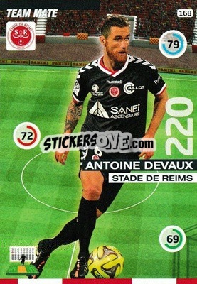 Sticker Antoine Devaux - FOOT 2015-2016. Adrenalyn XL n. 168 - Panini
