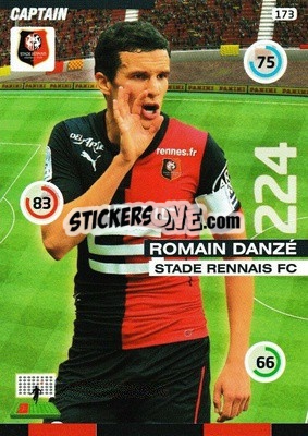 Cromo Romain Danzé - FOOT 2015-2016. Adrenalyn XL n. 173 - Panini