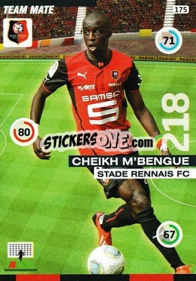 Sticker Cheikh M'bengue - FOOT 2015-2016. Adrenalyn XL n. 175 - Panini