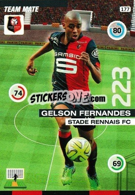Sticker Gelson Fernandes - FOOT 2015-2016. Adrenalyn XL - Panini